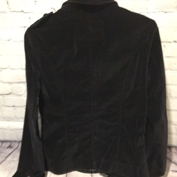 BB Dakota velvet black military jacket with fleur-de-lis‘s buttons - Picture 5 of 7